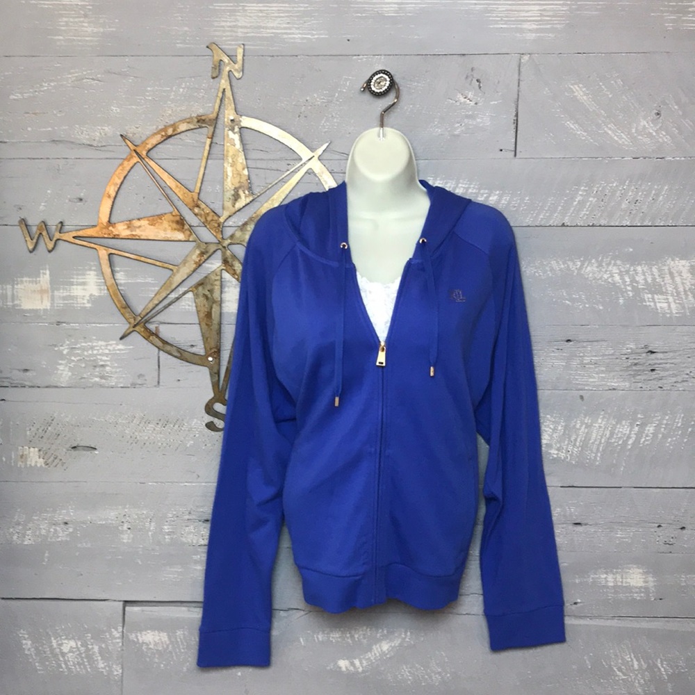 New Lauren lightweight hooded sweatshirt